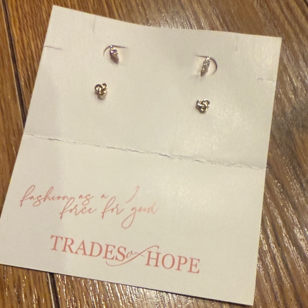 Gold Earrings Set
